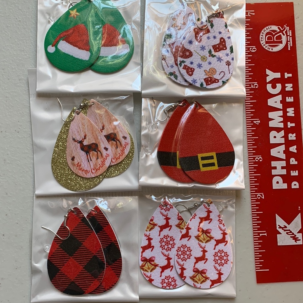Christmas earrings